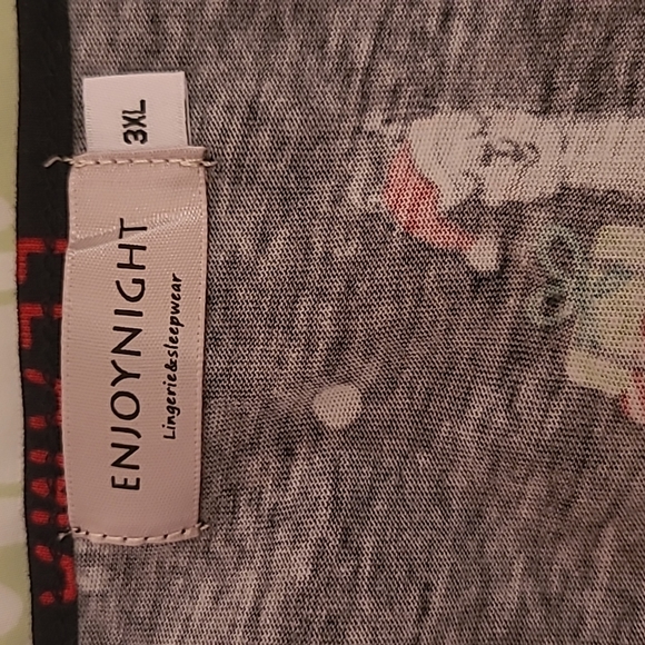 Christmas Black Alpaca PJ set - Picture 4 of 4